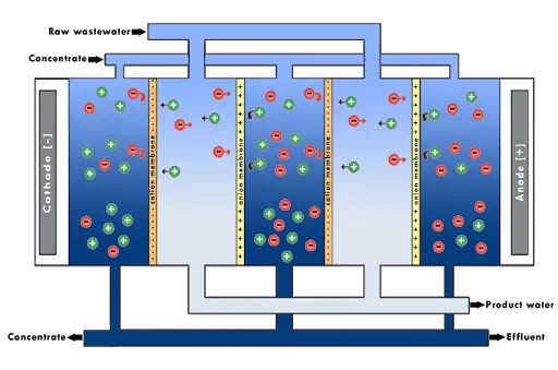 Electrodialysis reversal